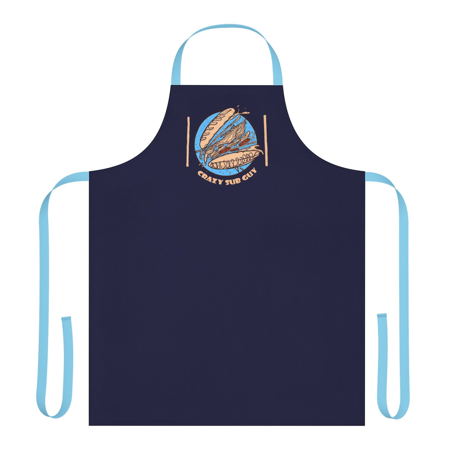 Crazy Sub Guy Tossed Sub Logo Apron