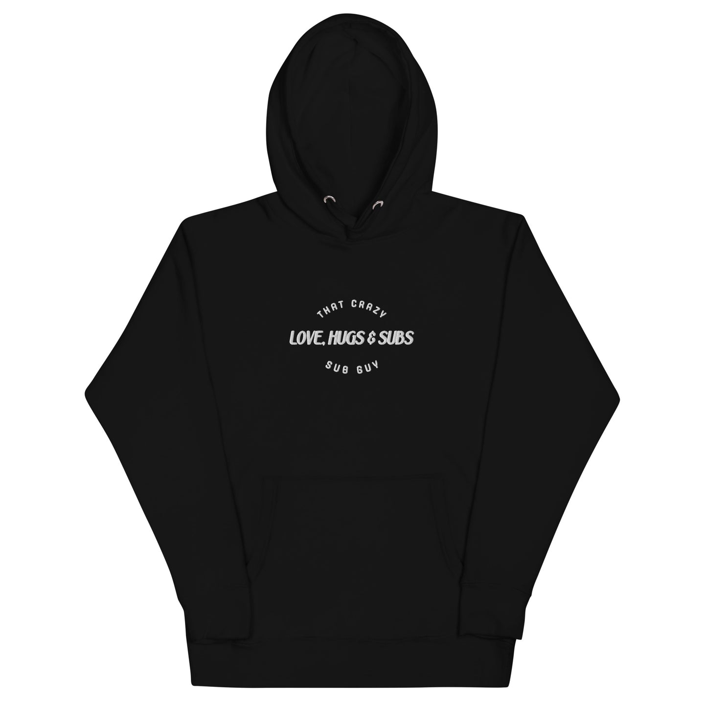 Love, Hugs & Subs Embroidered Unisex Hoodie